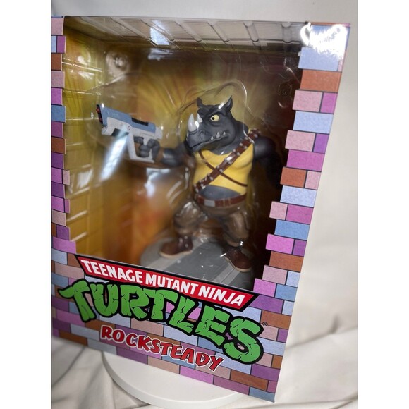 Teenage Ninja Turtles Rocksteady Statue PCS Collectibles Figure 12" - Picture 3 of 9